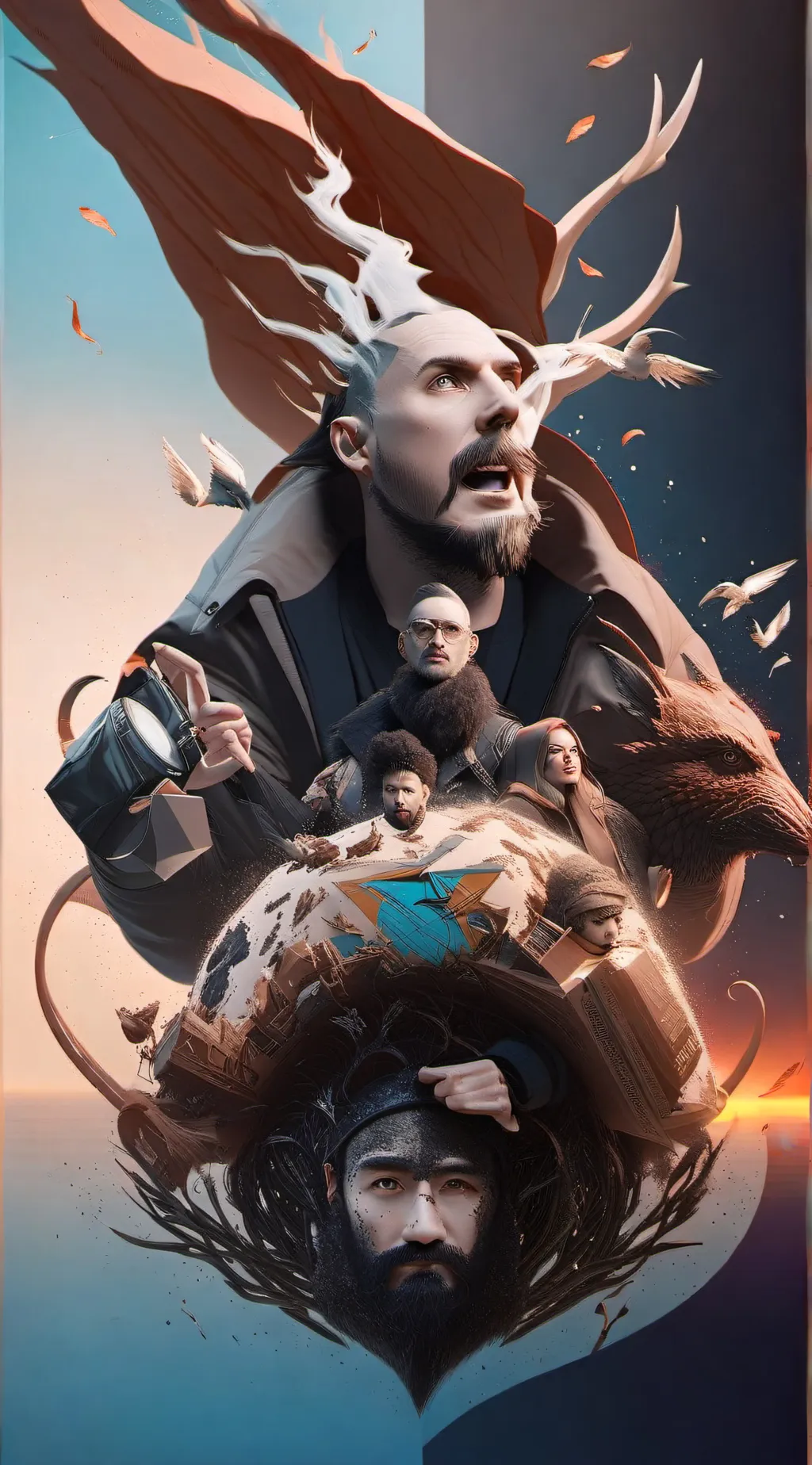ai character: YouTube background