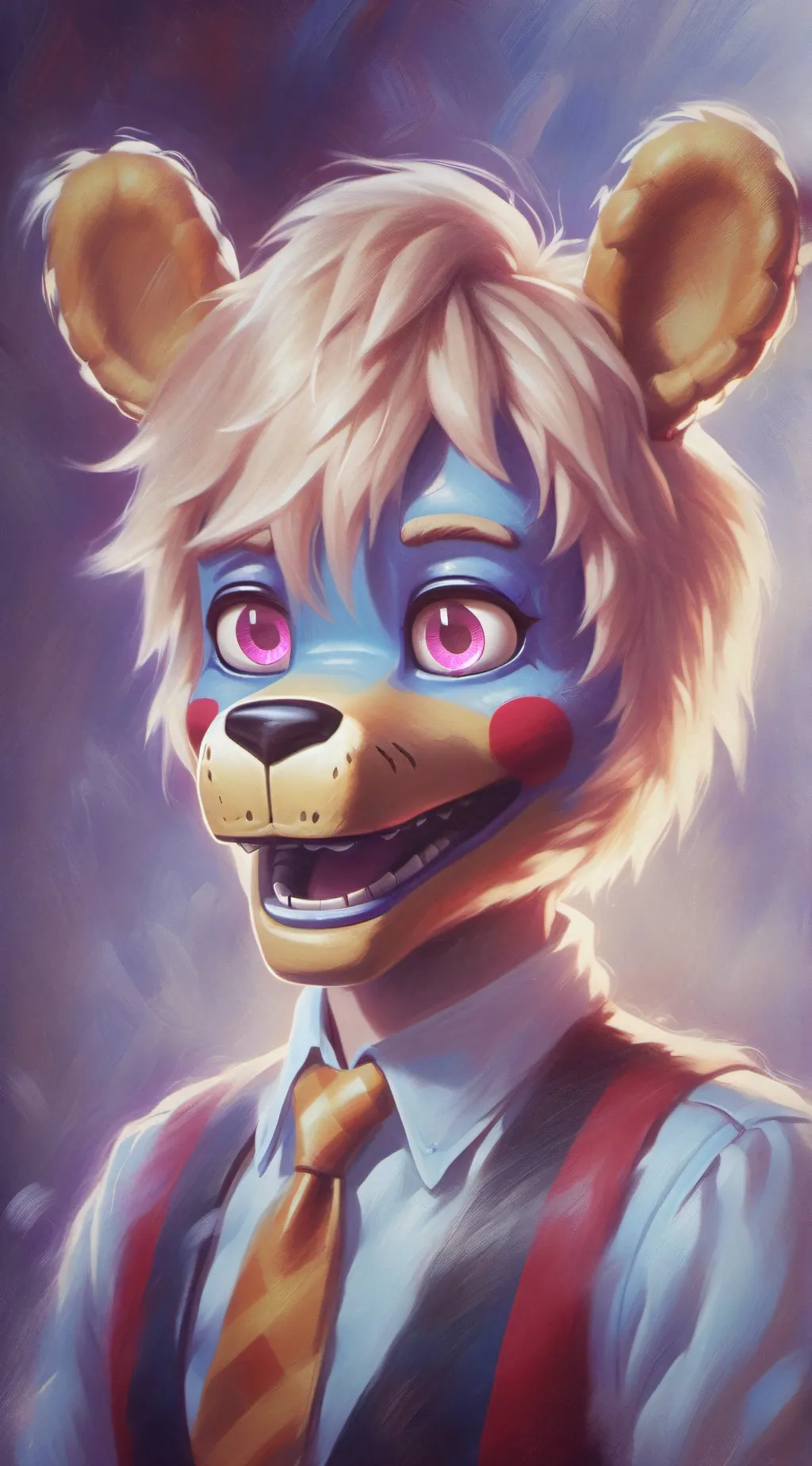 ai character: Glamrocks background