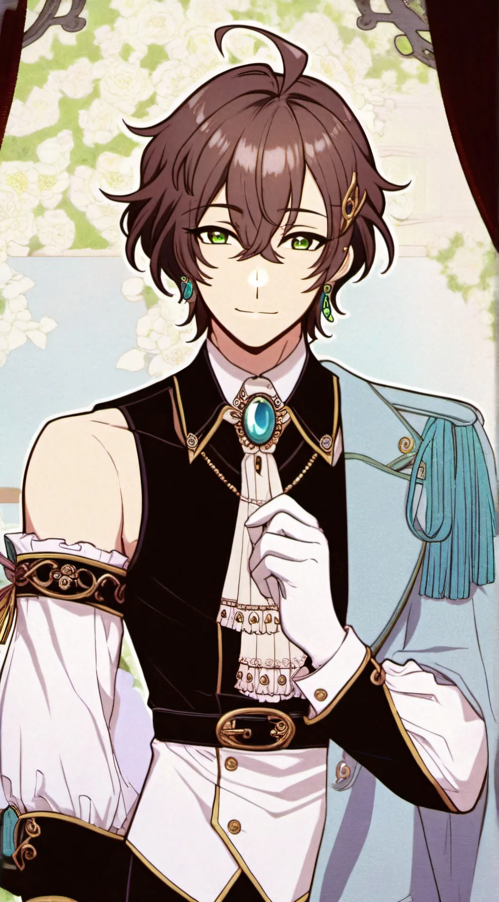 ai character: Helix Yamani  background