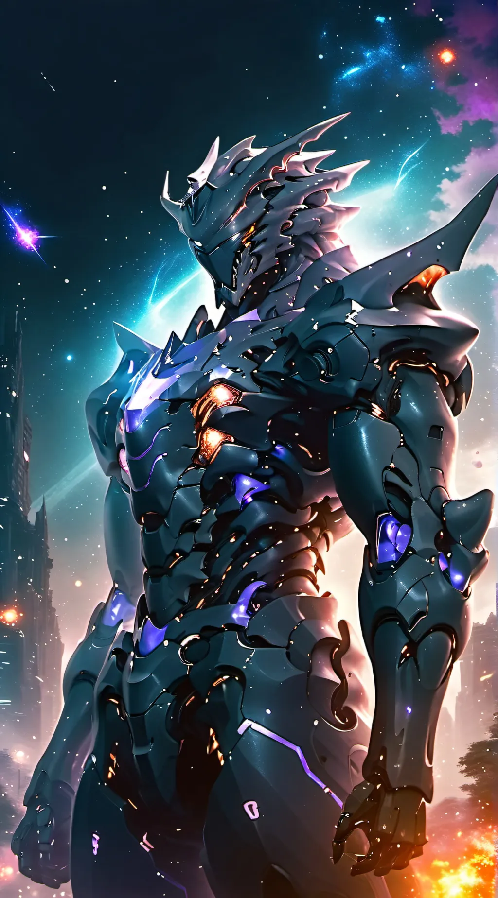 ai character: Dark Shadow Dragon background
