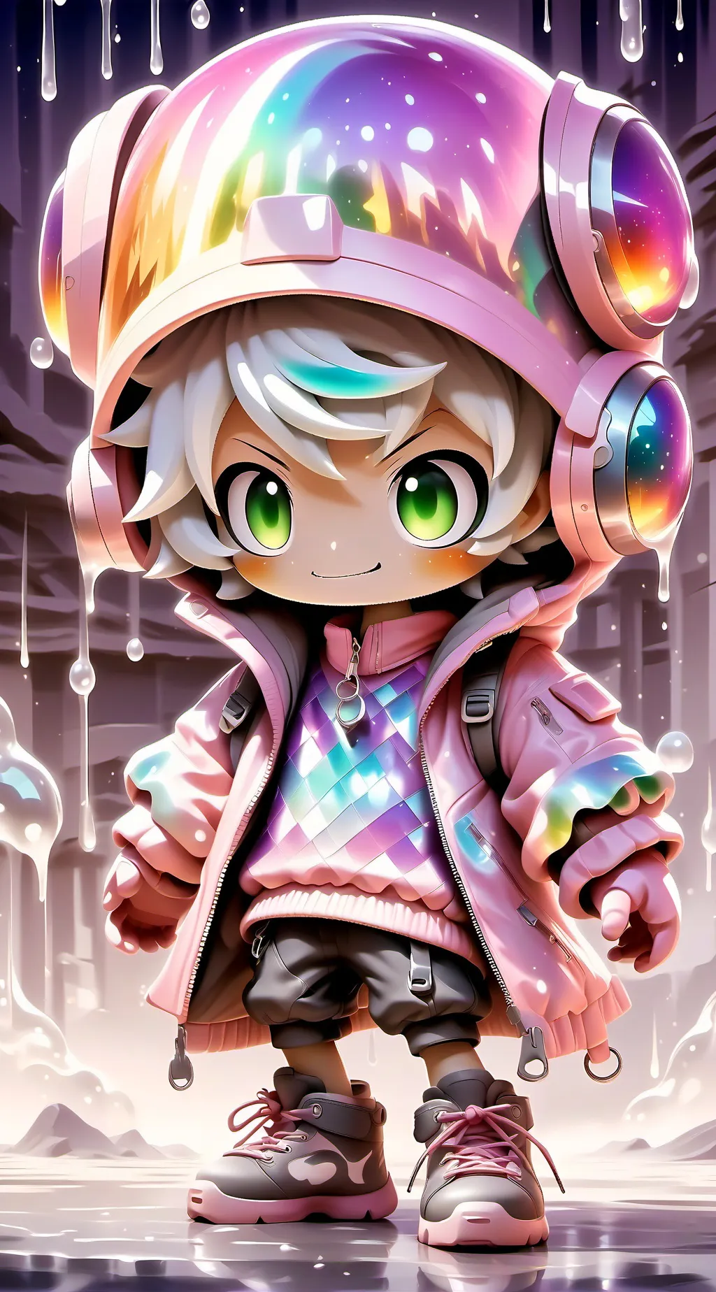 ai character: Sprunki but scary background