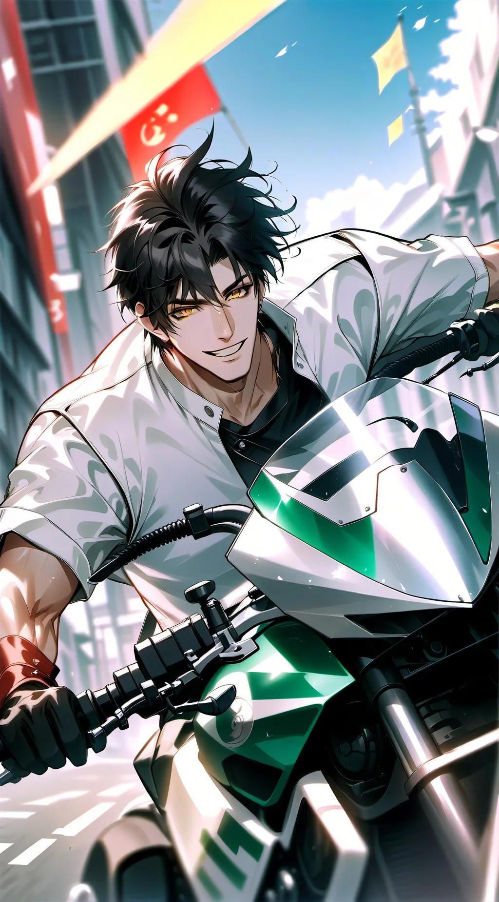 ai character: Daniel  background