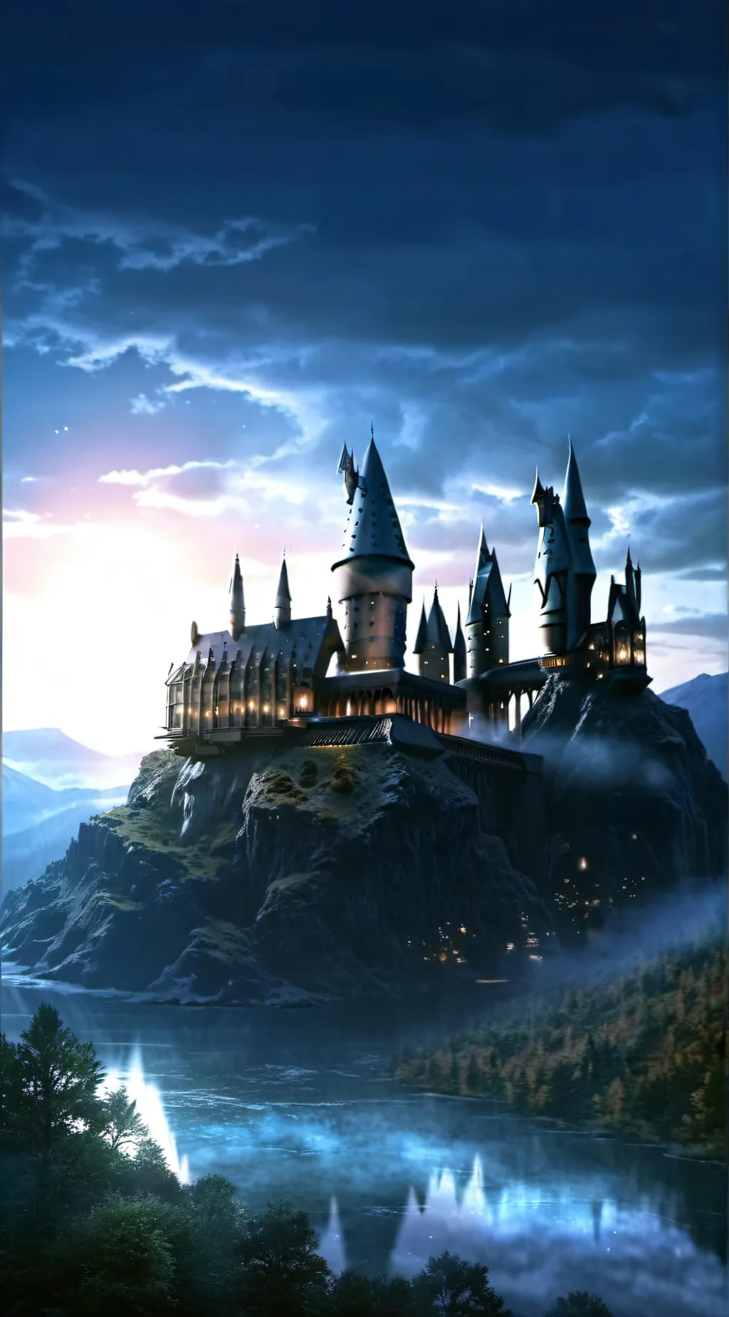 ai character: hogwarts  background