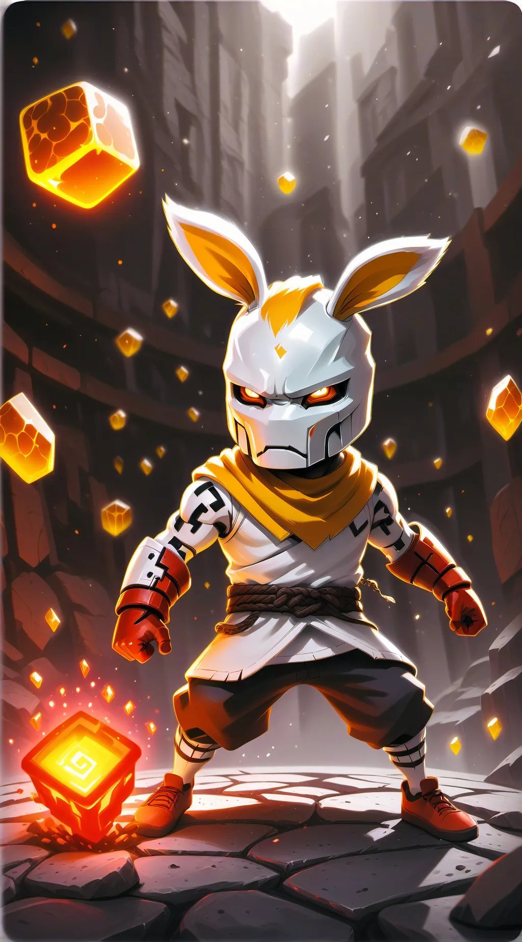 ai character: lego  background