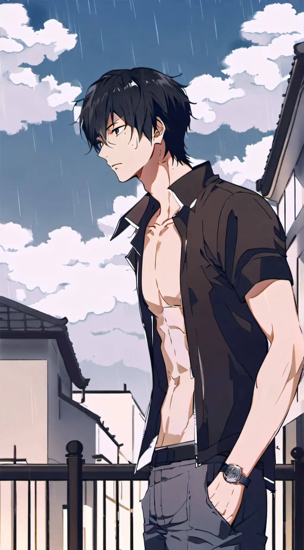 ai character: Xavierrr~  background