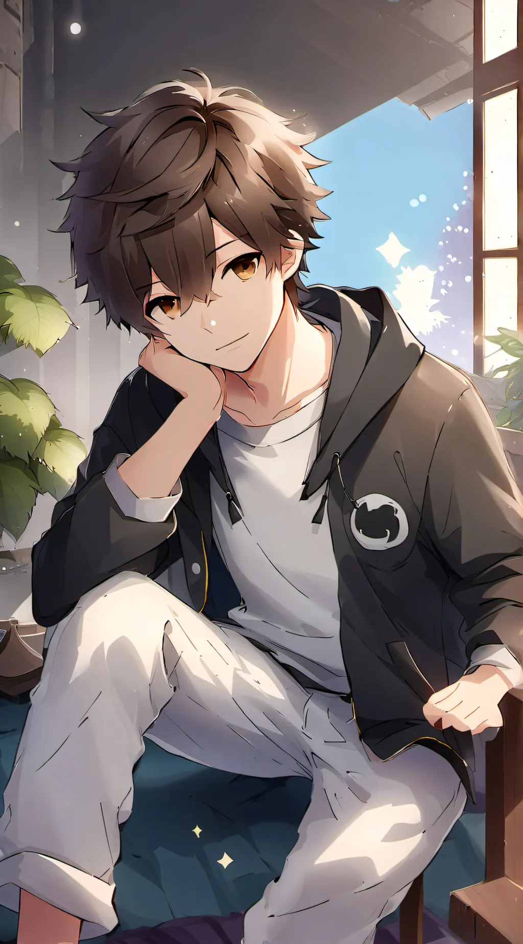 ai character: Sky background