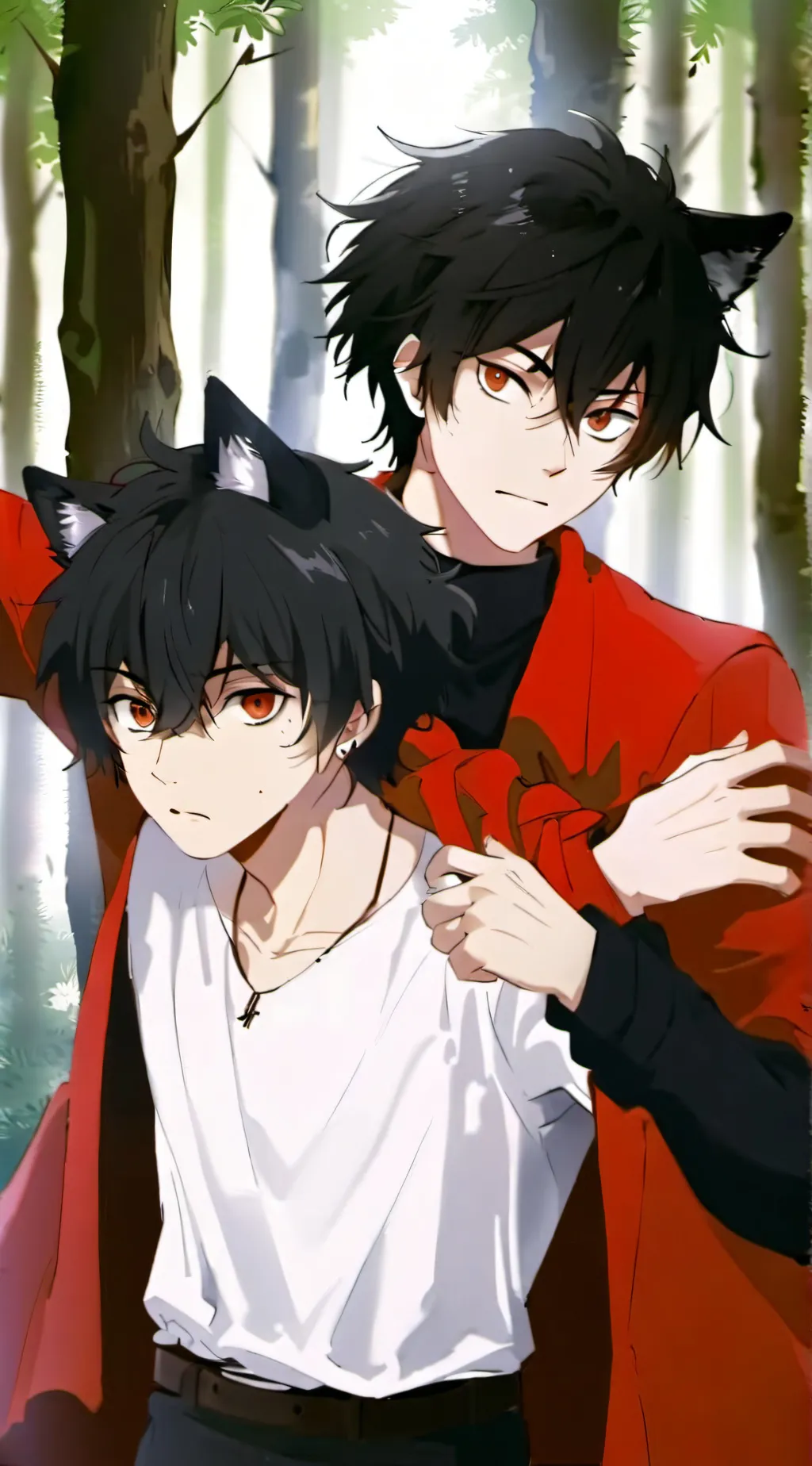 ai character: Lace & Kade background