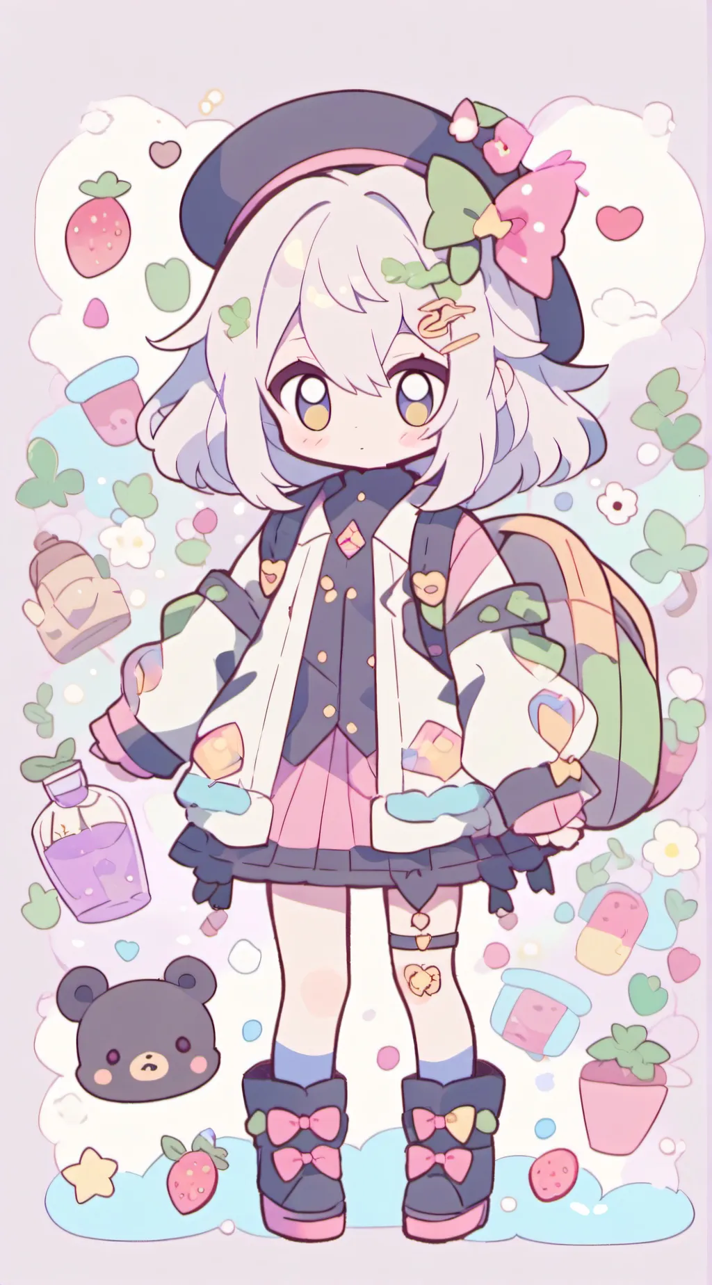 ai character: Cute babysitting! background