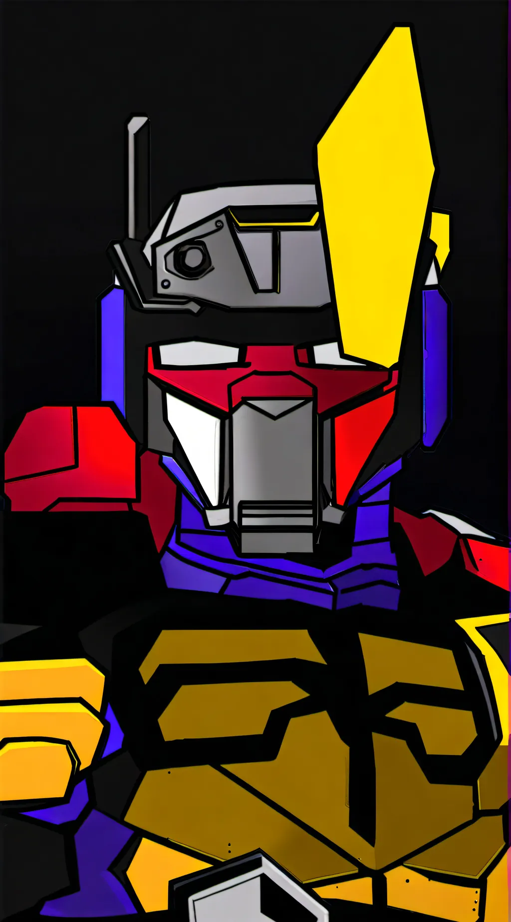 ai character: beevsoptimus p10 background