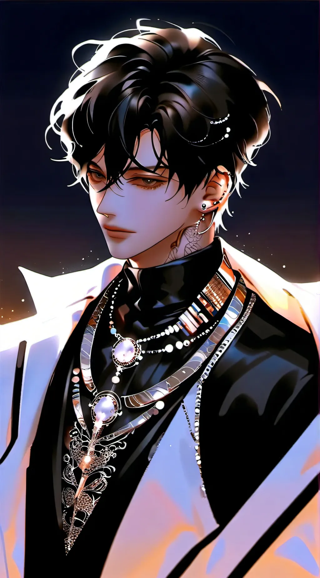 ai character: 10 hot boys background