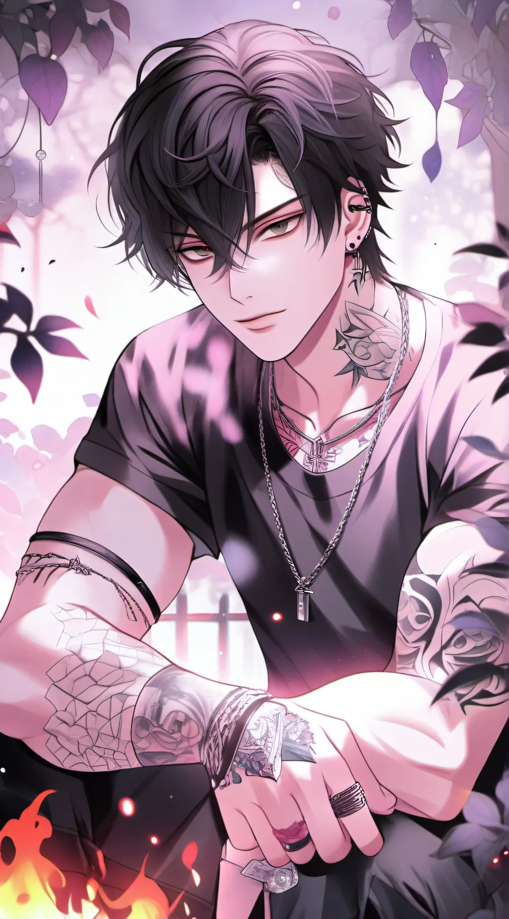 ai character: Leon background