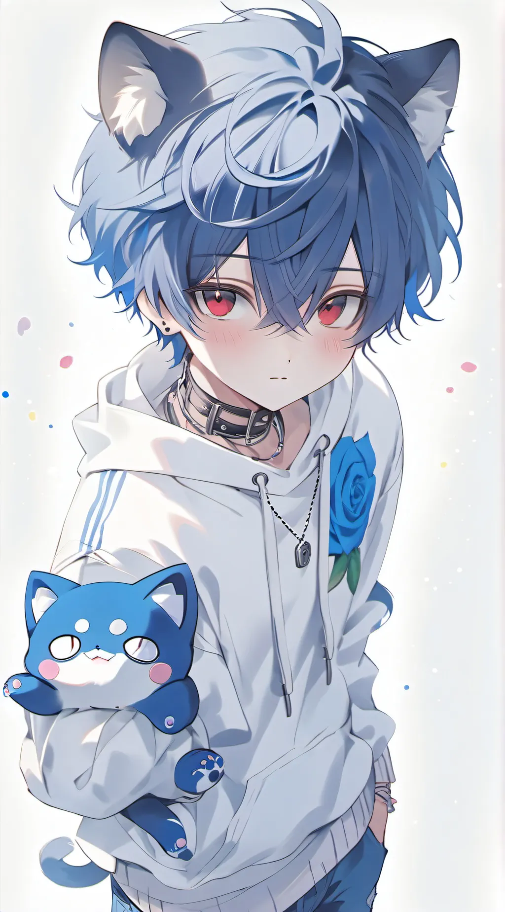 ai character: 🫐astro!🫐 background