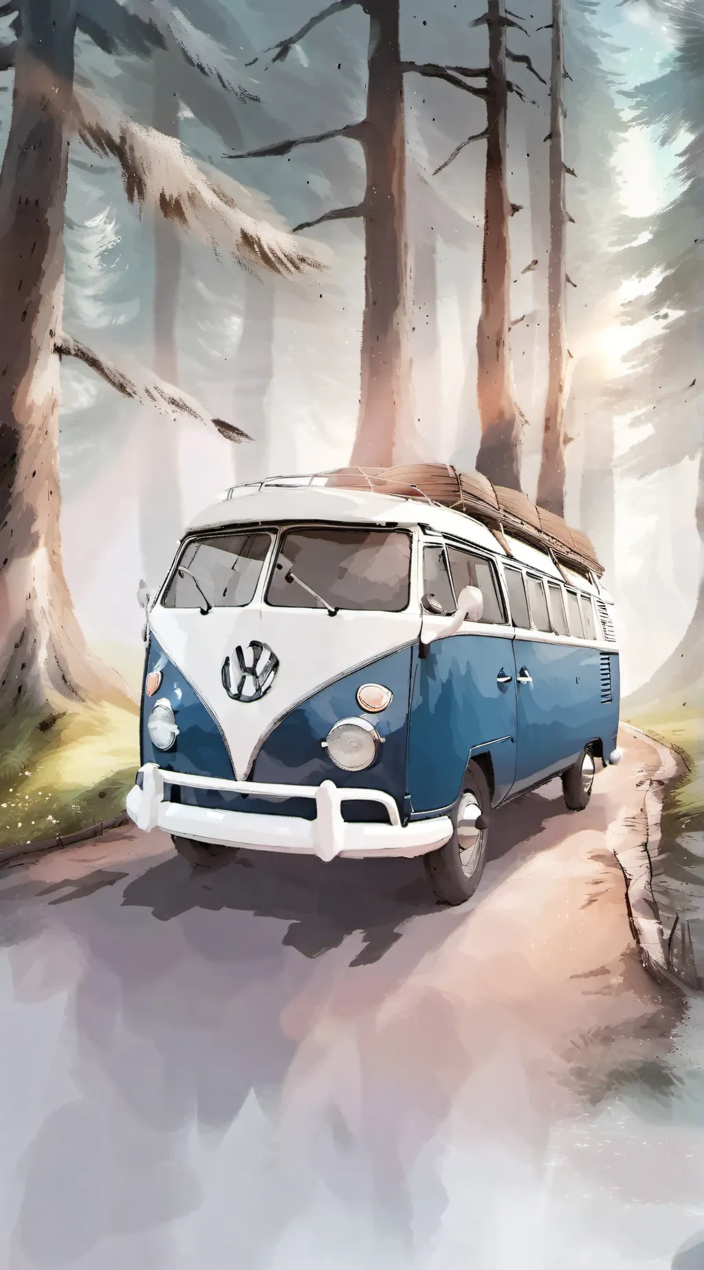 ai character: HH road trip! background