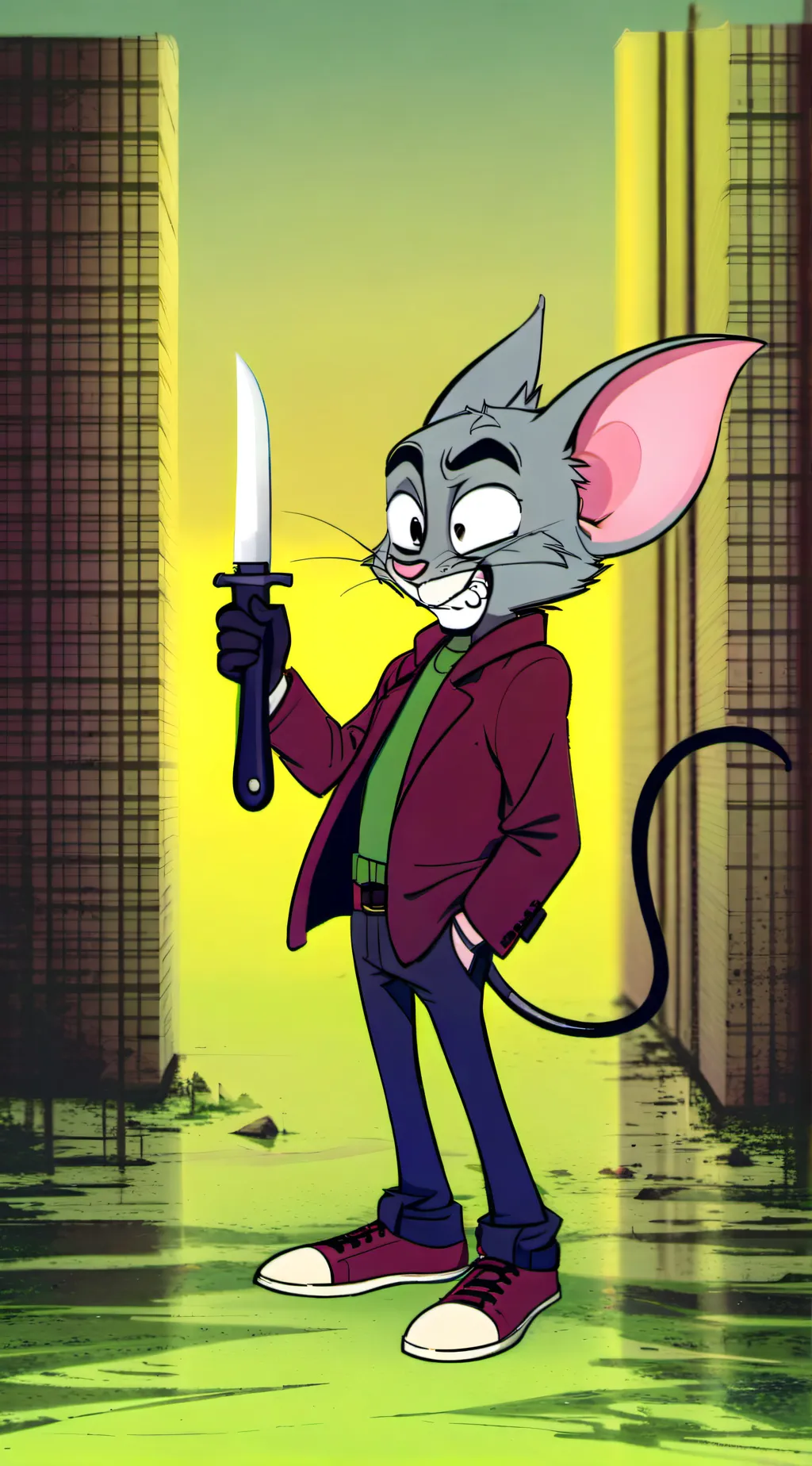 ai character: tom or jerry background