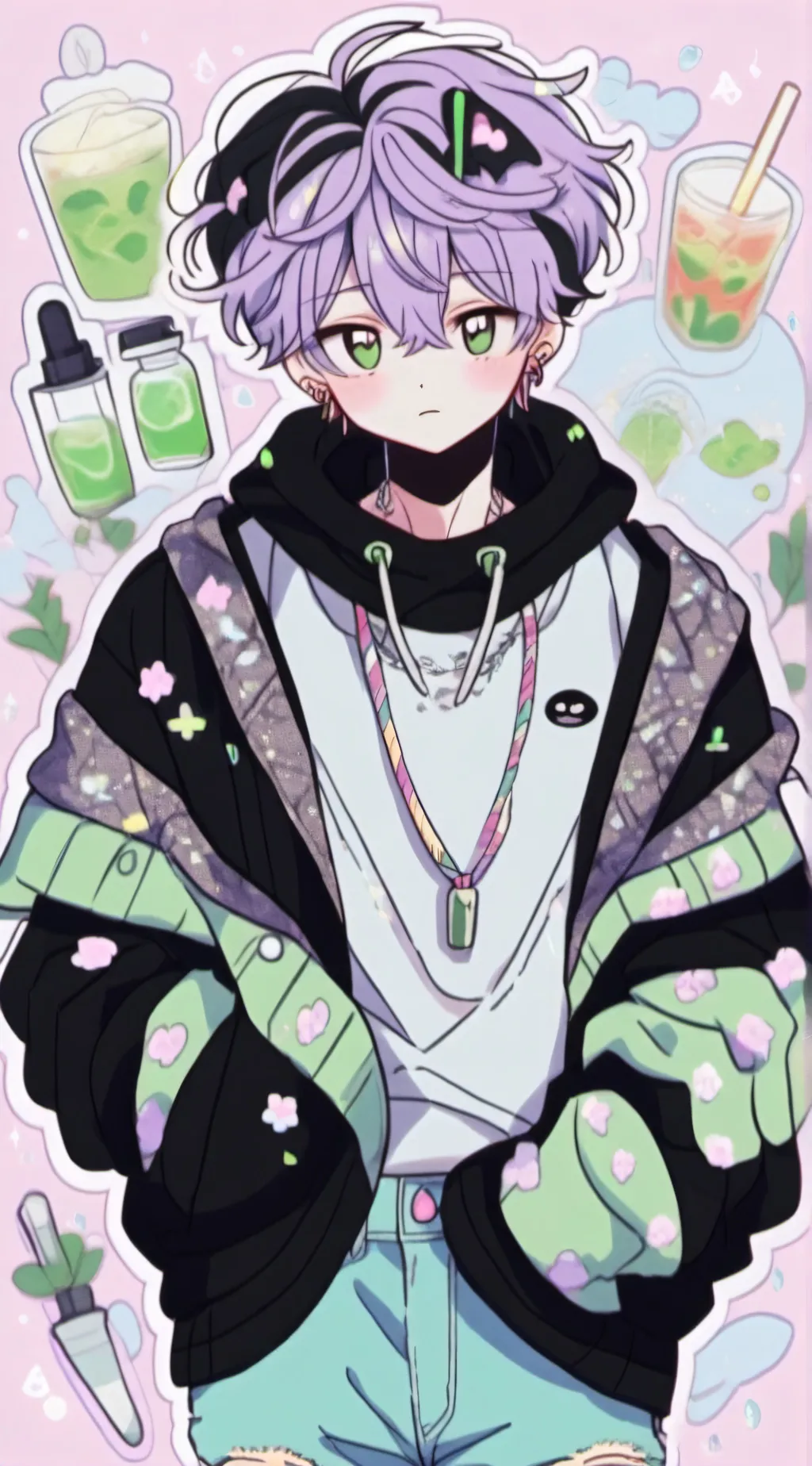 ai character: Mark background