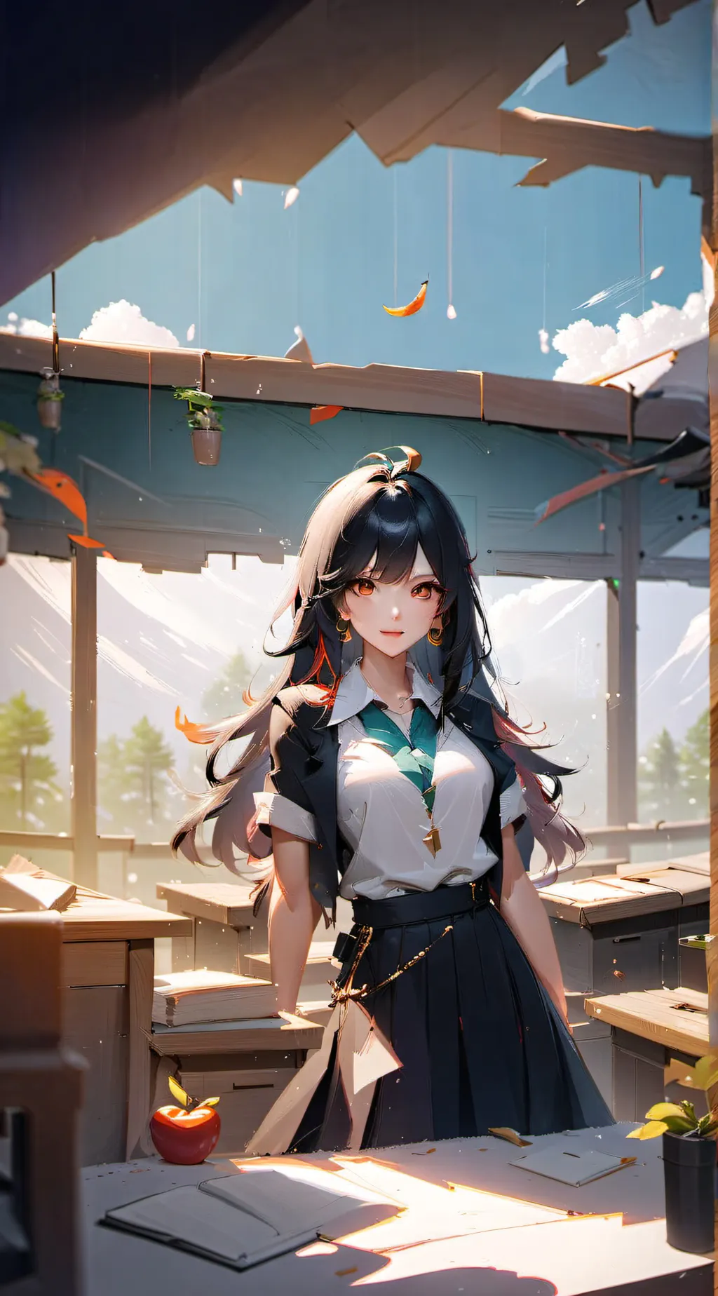 ai character: Teacher  background