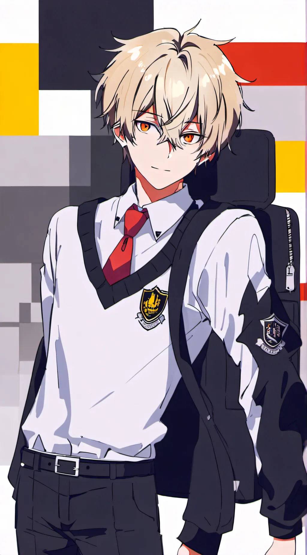 ai character: boys only school  background