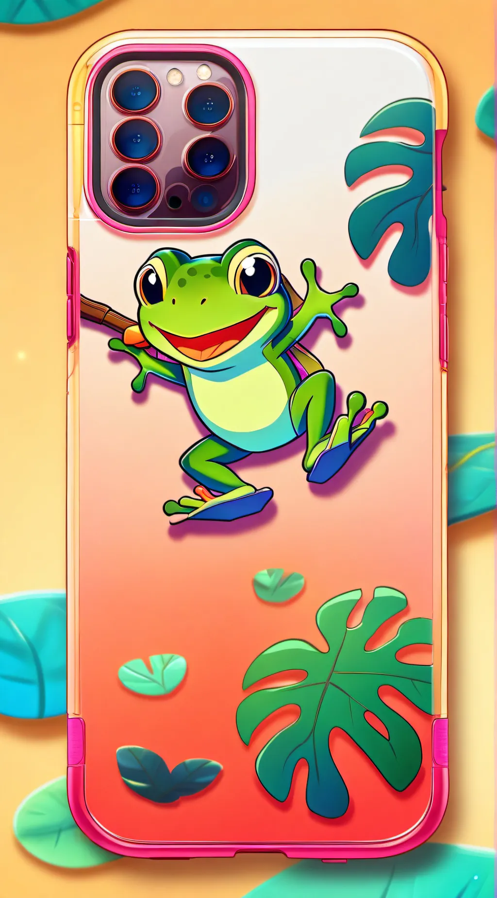 ai character: new phone. background