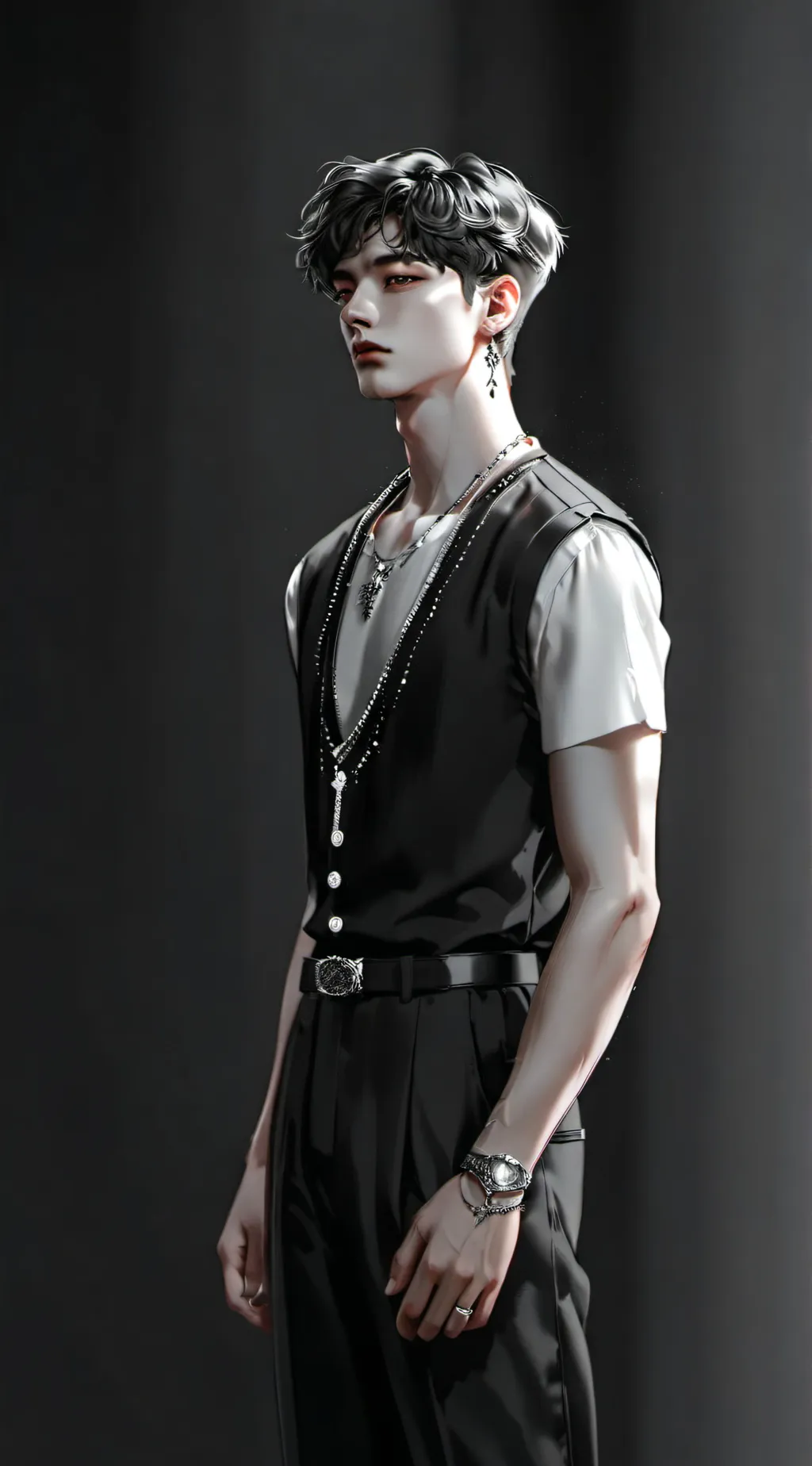 ai character: ꧁ʚ٭*Mark*٭ɞ꧂ background
