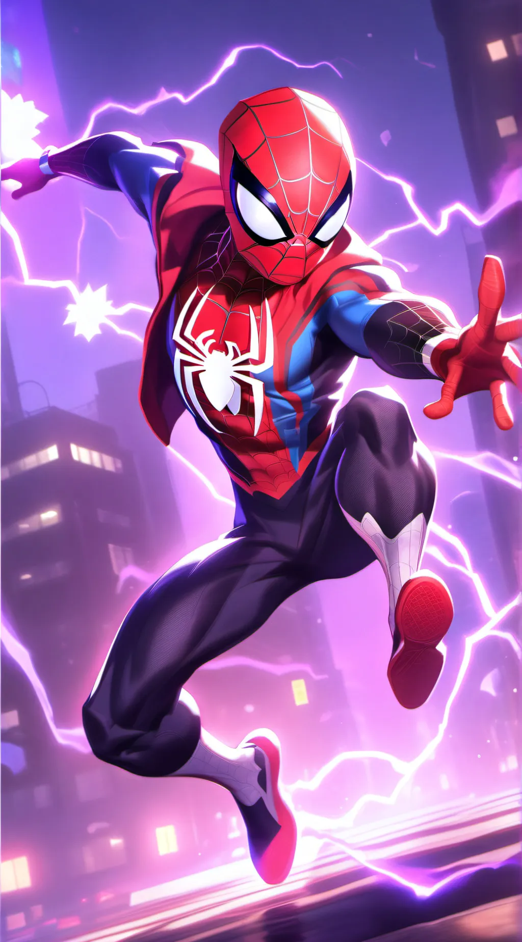 ai character: miles morales background