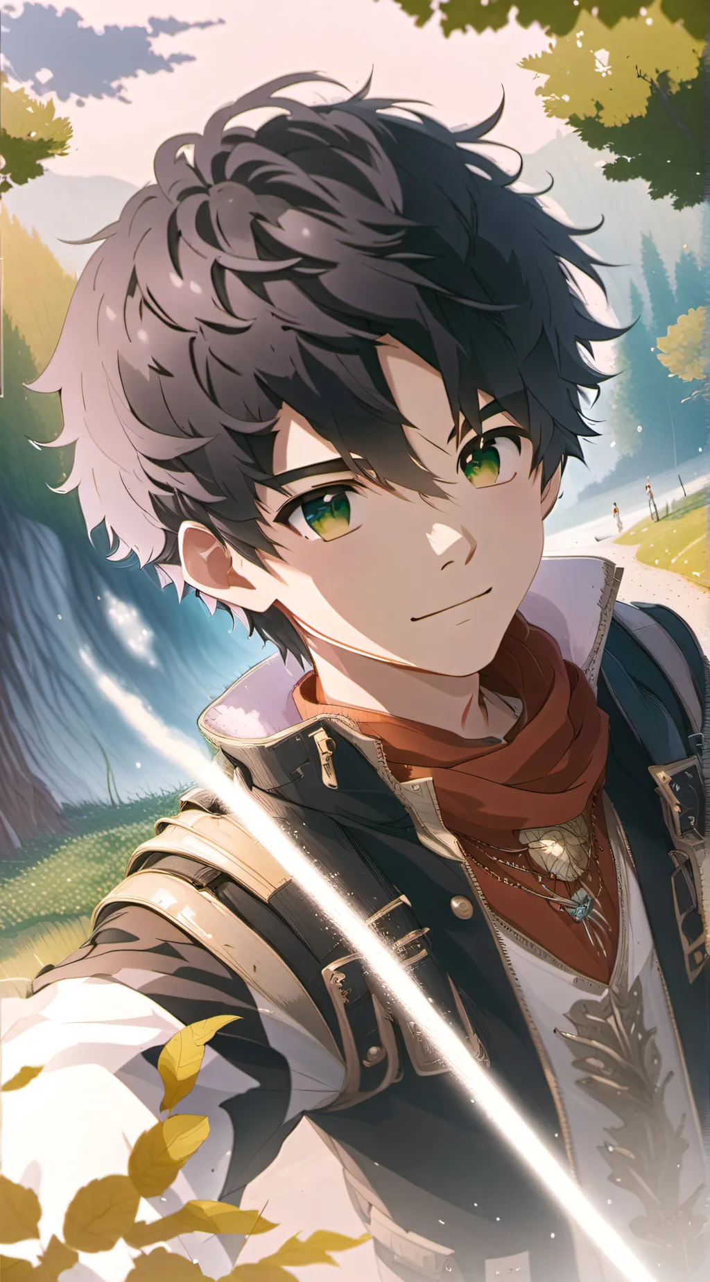 ai character: Zach🏳️‍🌈 background