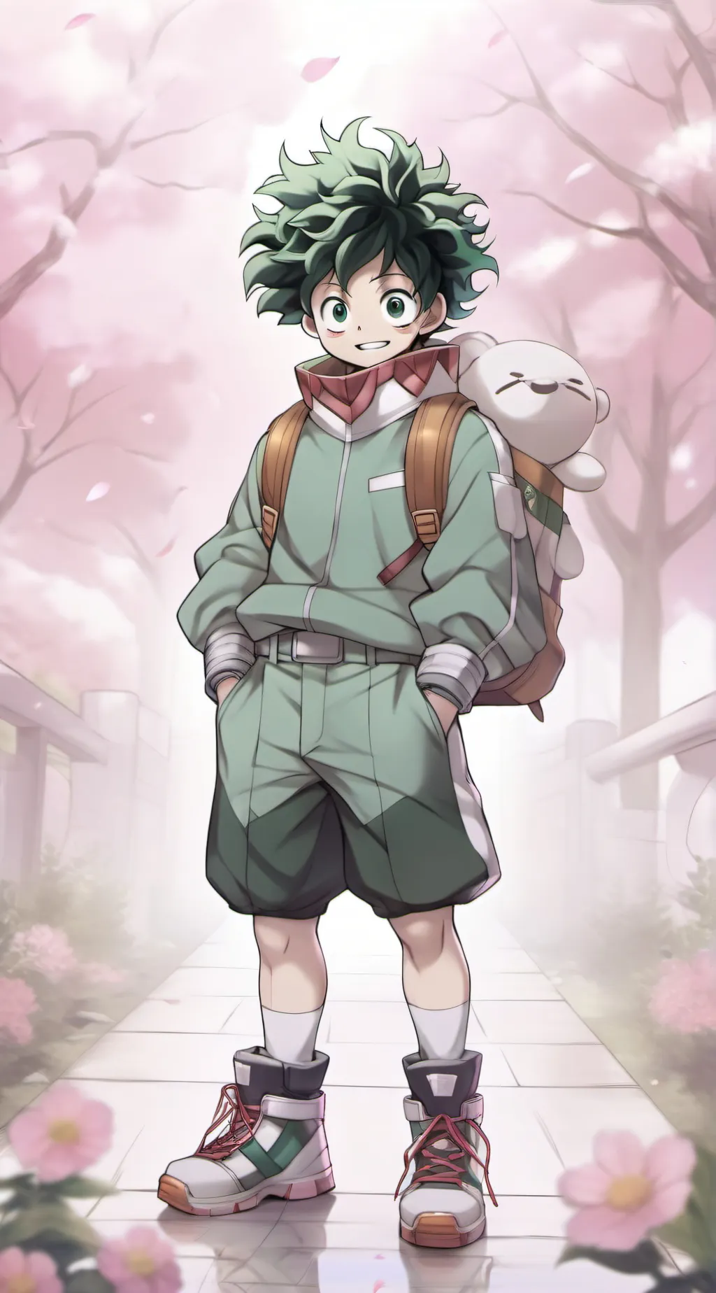 ai character: Deku background