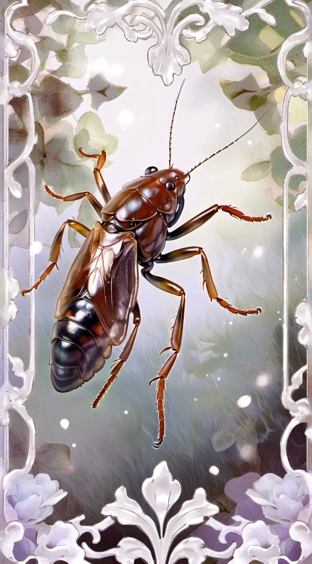 ai character: ROACH 🪳  background