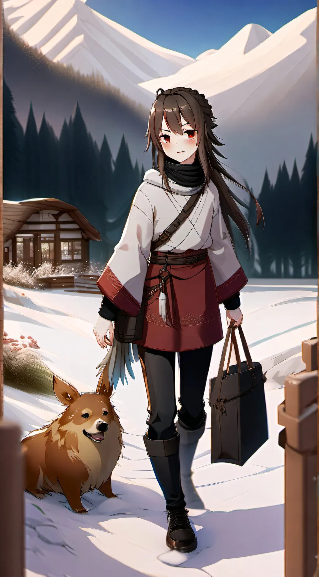ai character: Carla Da rosa background