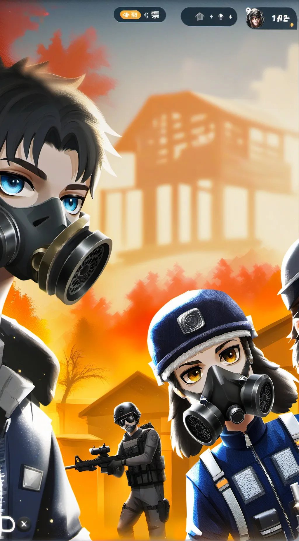 ai character: leon background