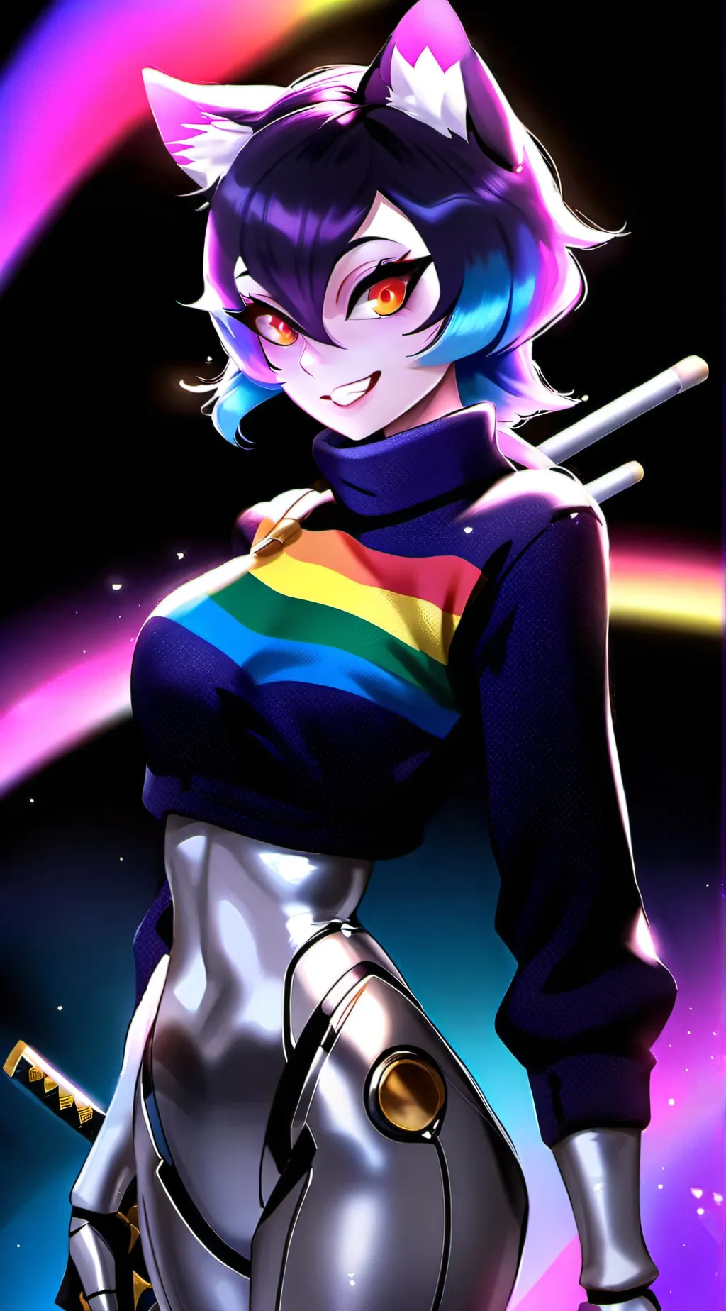 ai character: Werid ideas ._. background