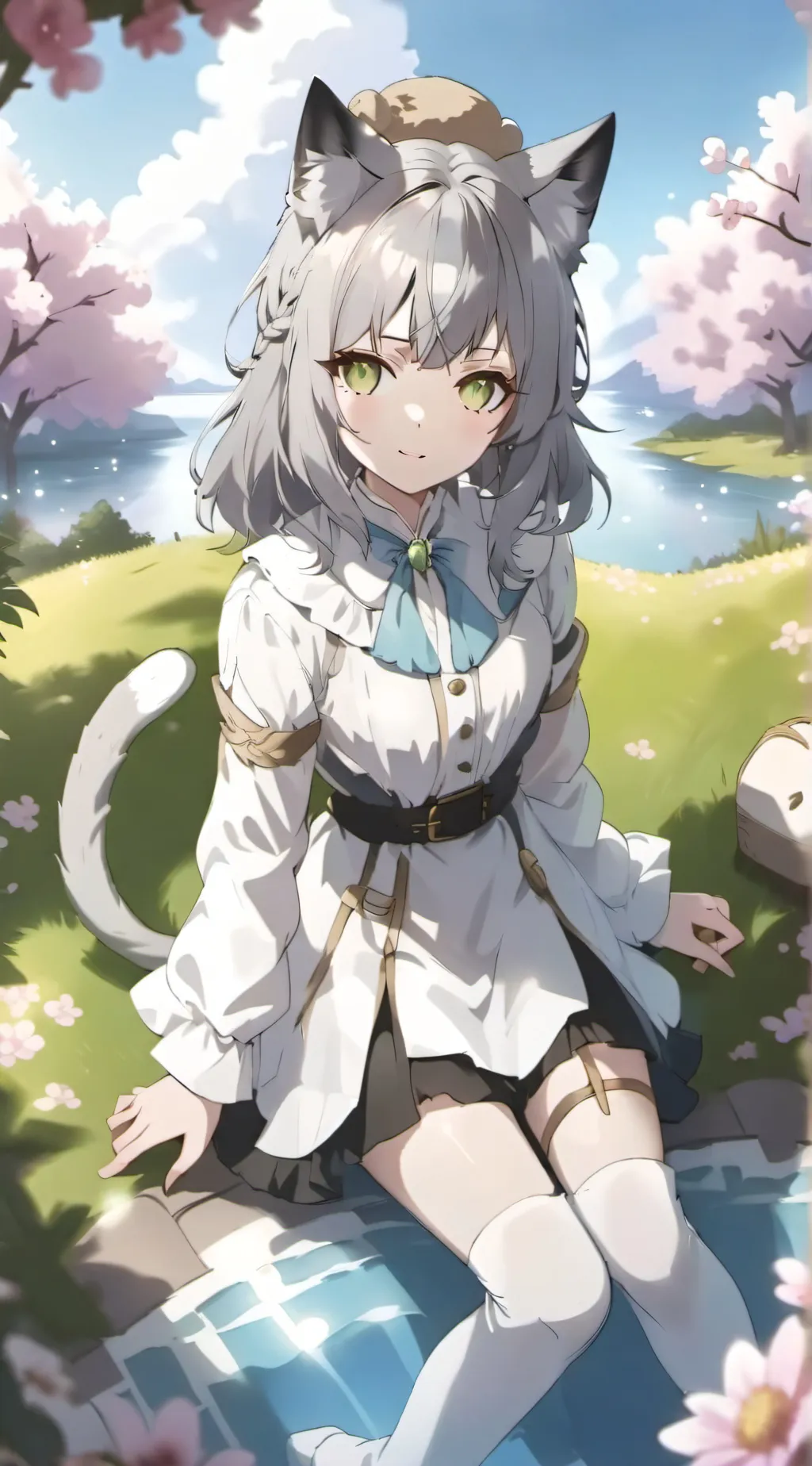 ai character: Meow background