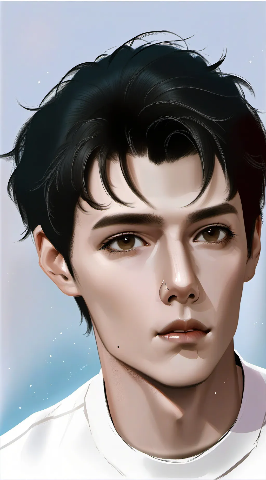 ai character: red parneting background