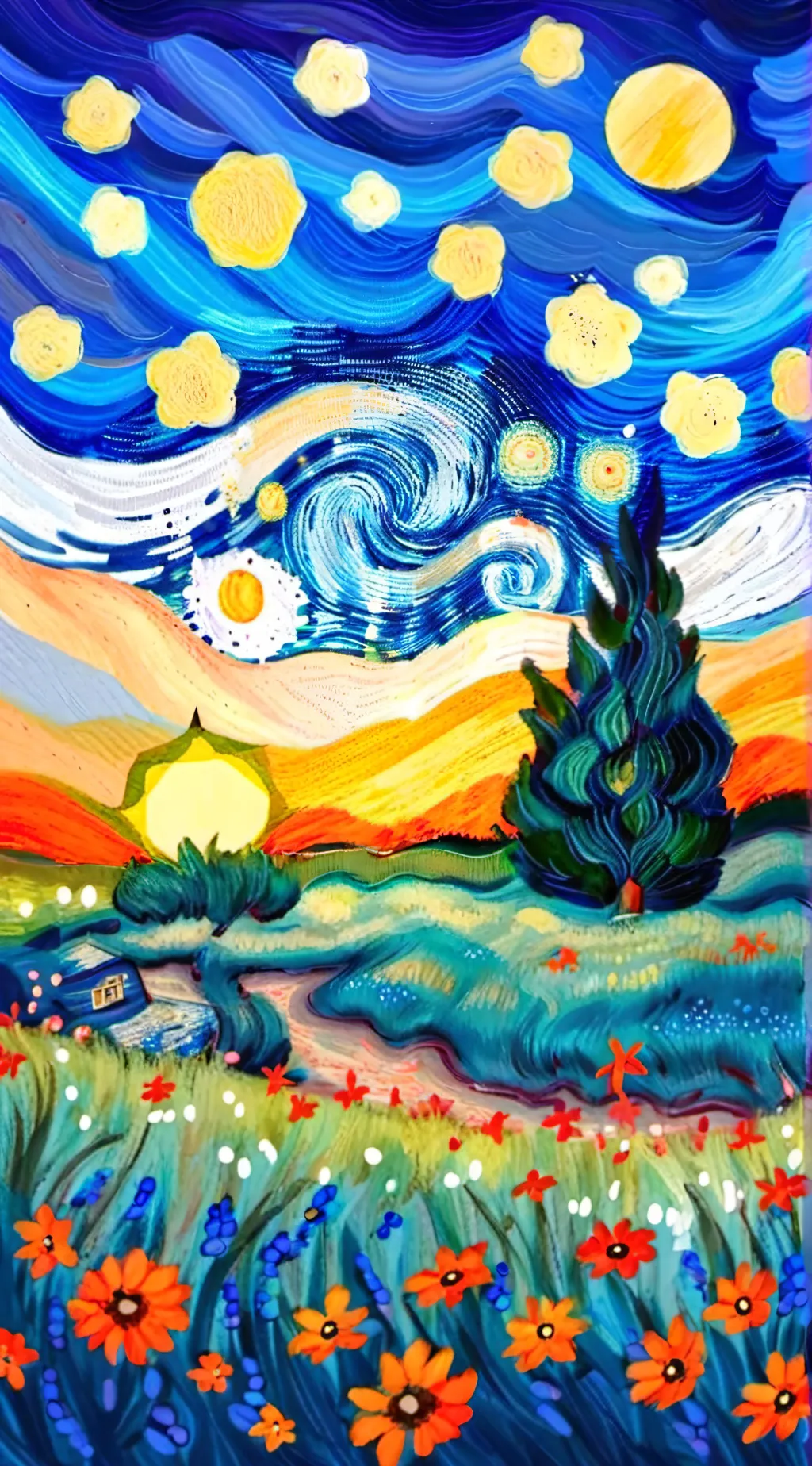 ai character: baby tails background