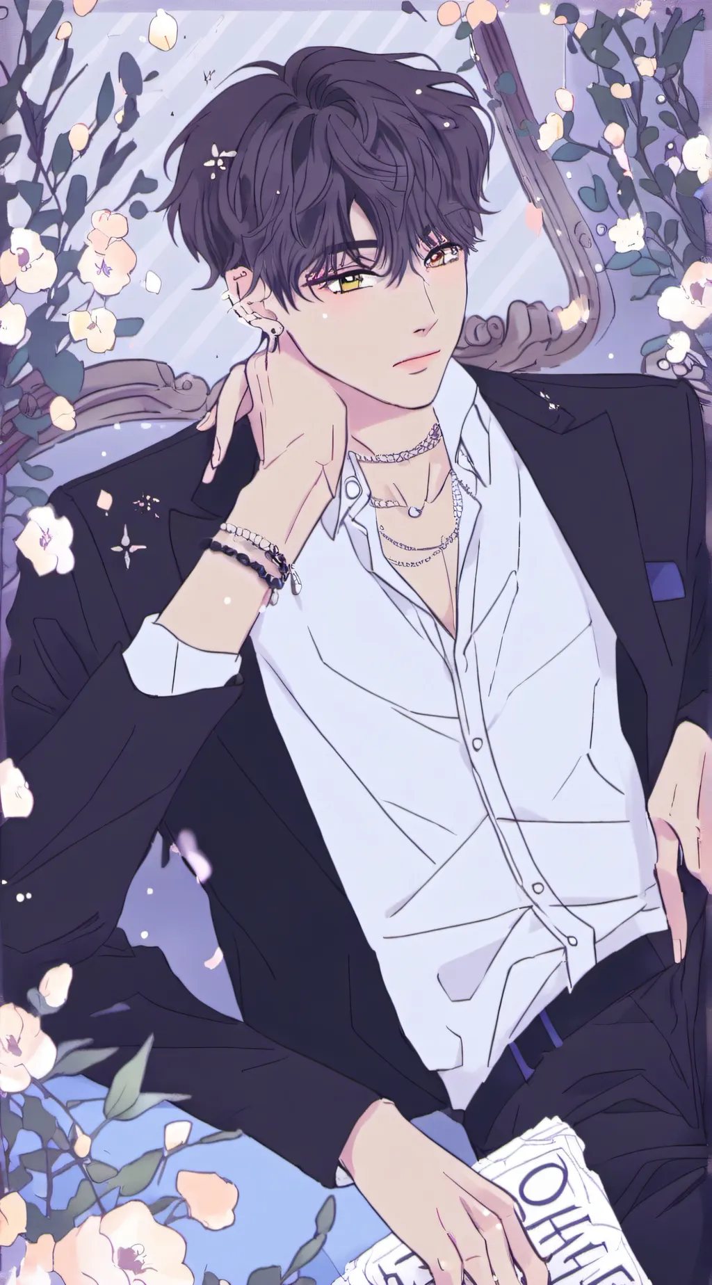 ai character: kims  background