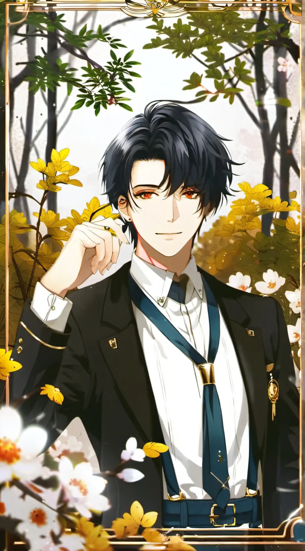 ai character: Mark background