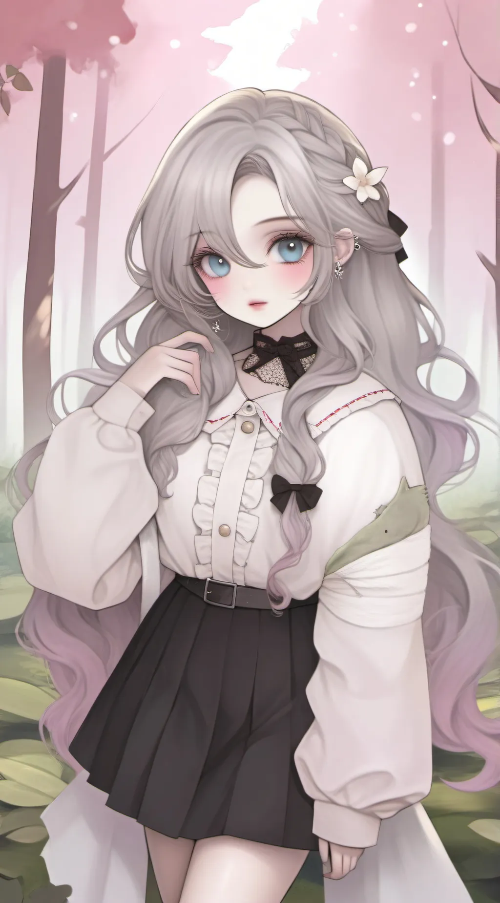 ai character: Cherry background