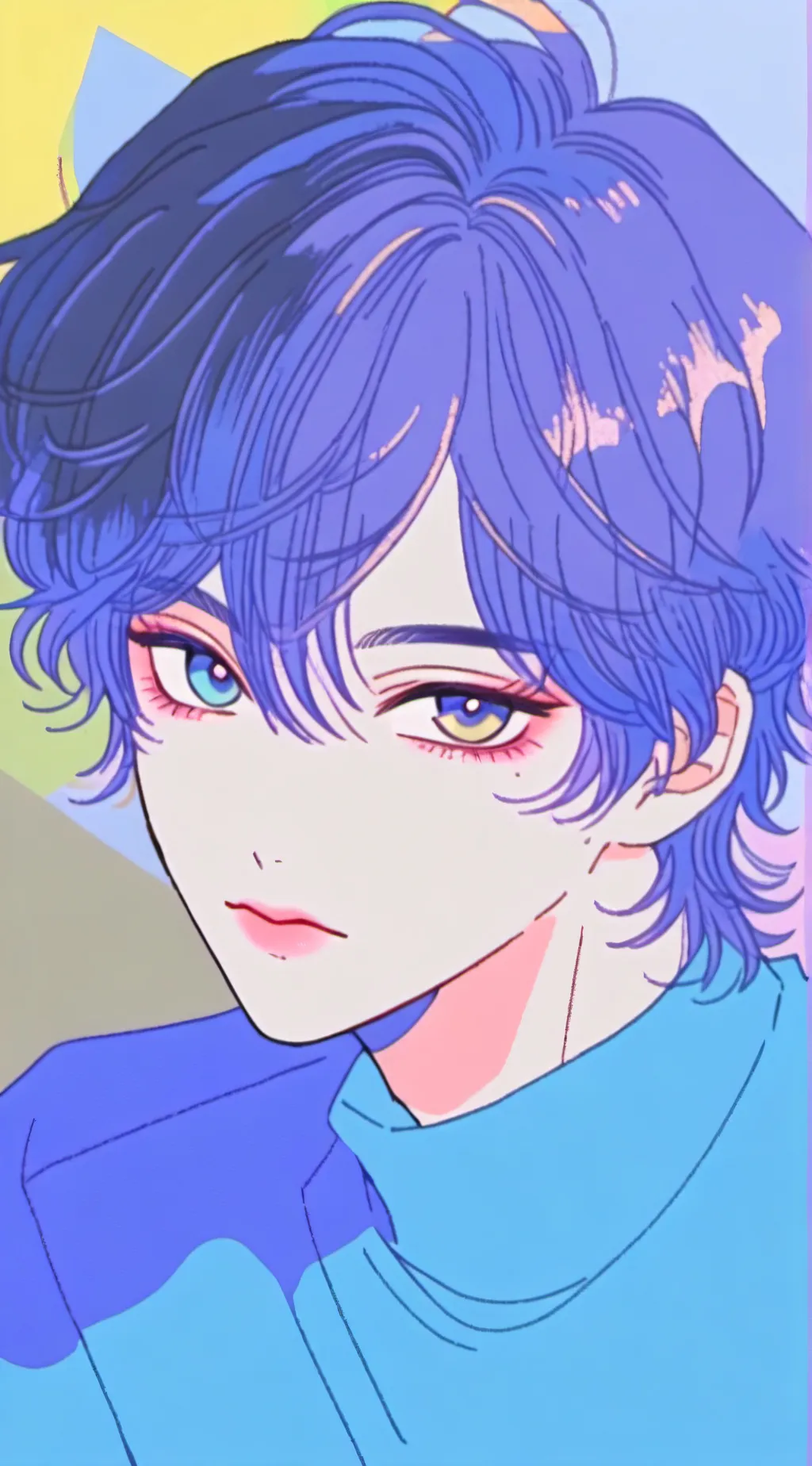 ai character: Dabi❤️🖤❤️ background