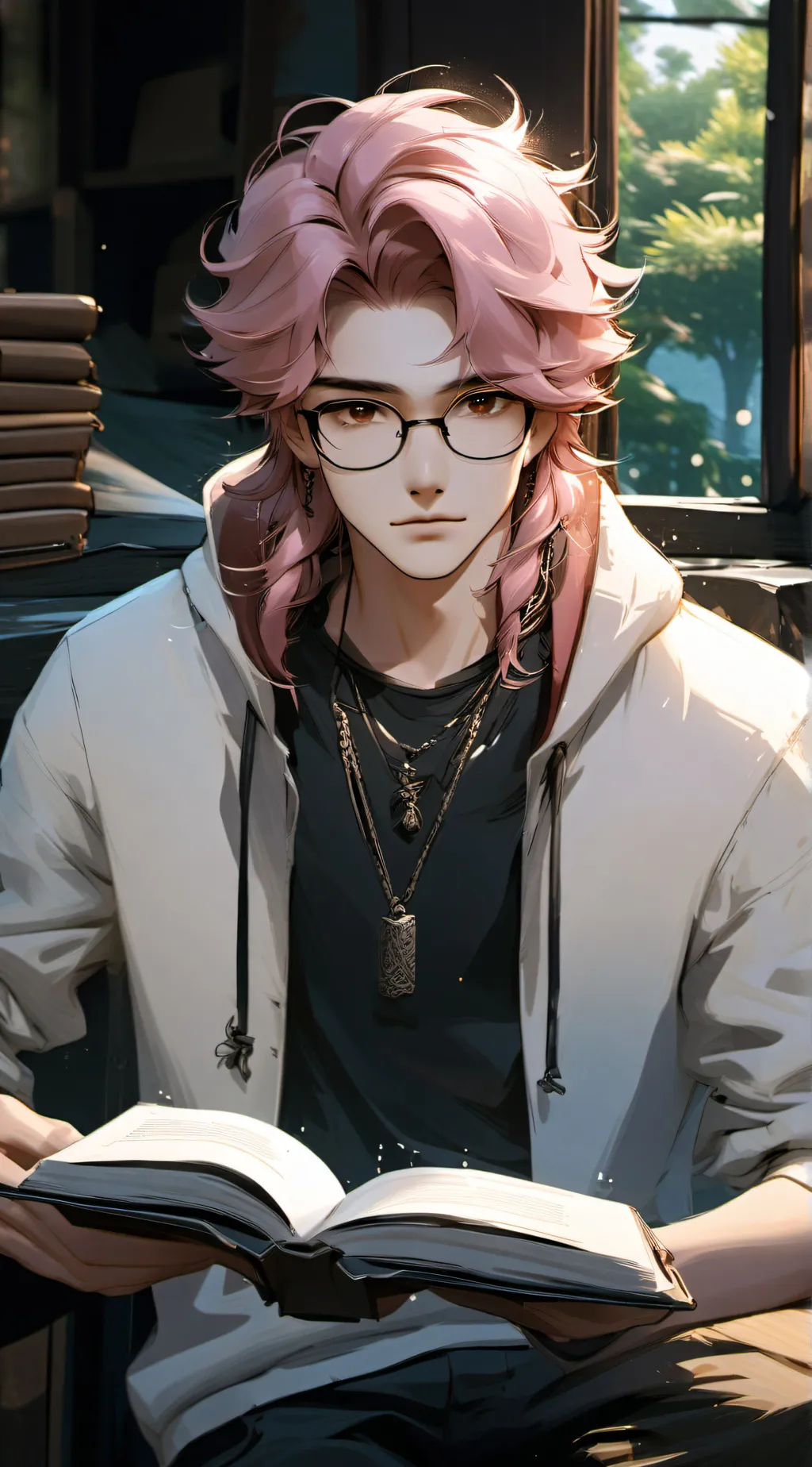 ai character: «Zeoh» background