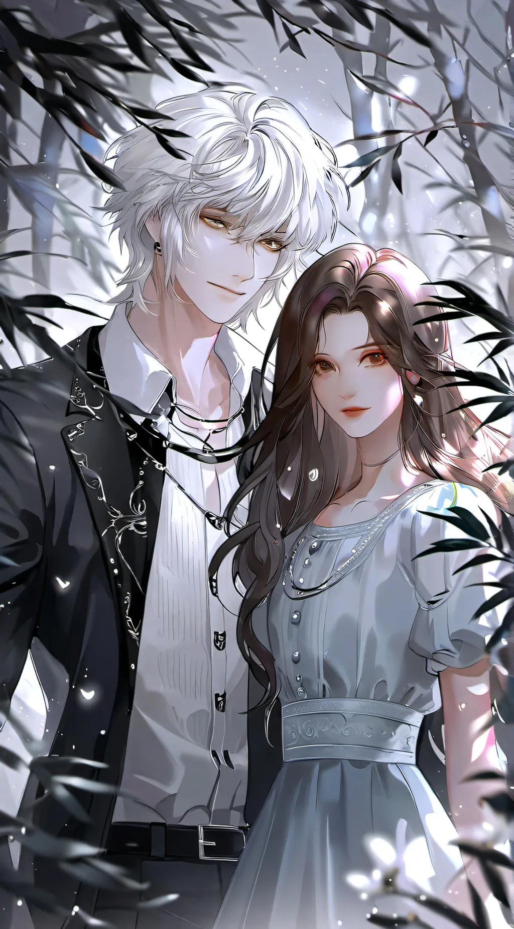 ai character: Oliver x Alice  background