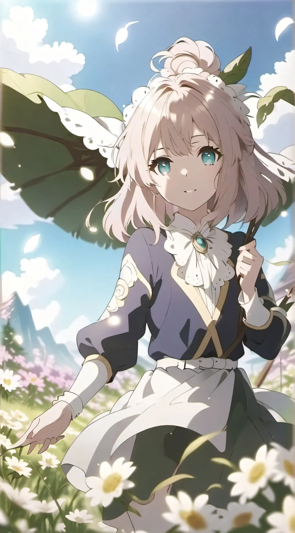 ai character: Ashley  background