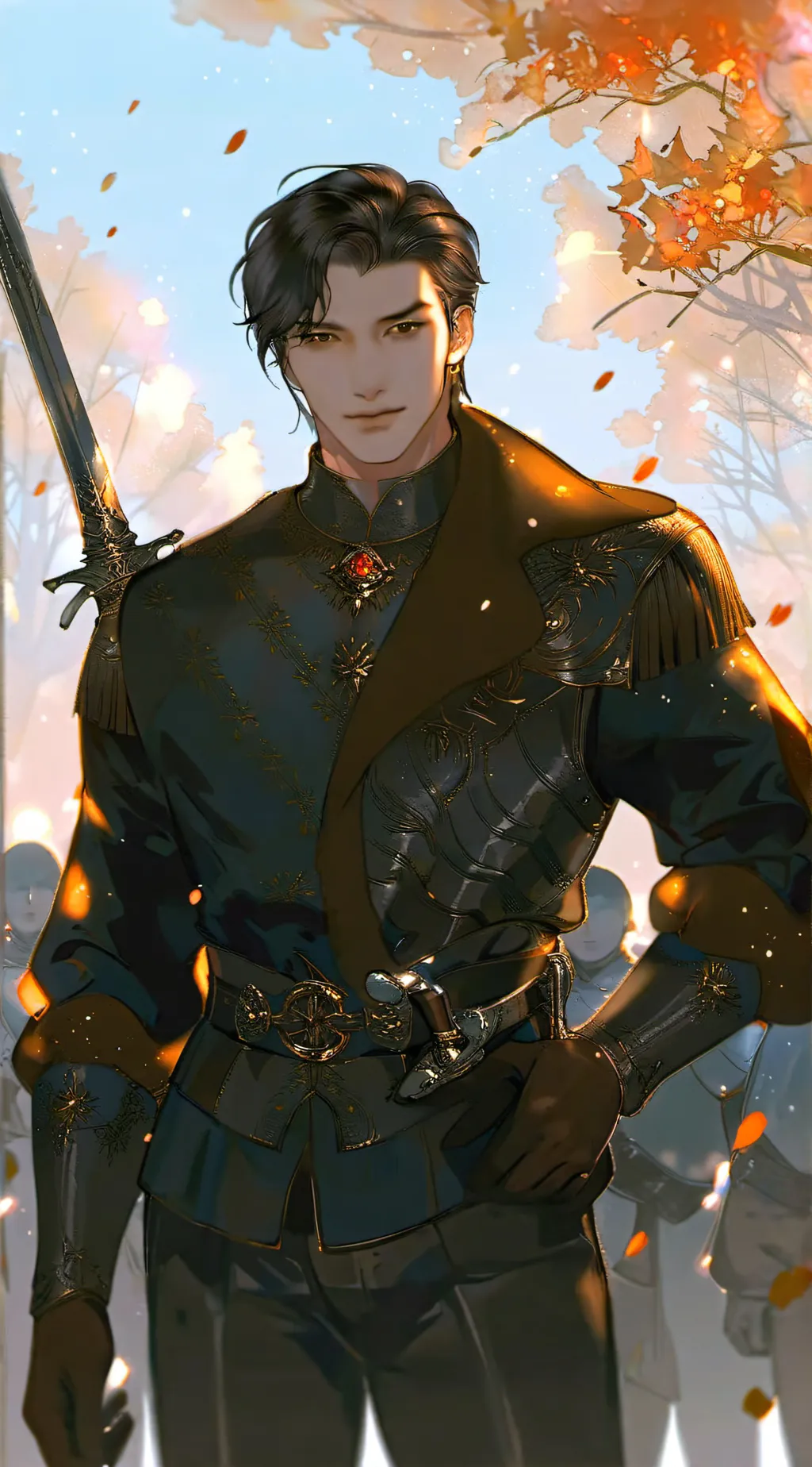 ai character: Leo background