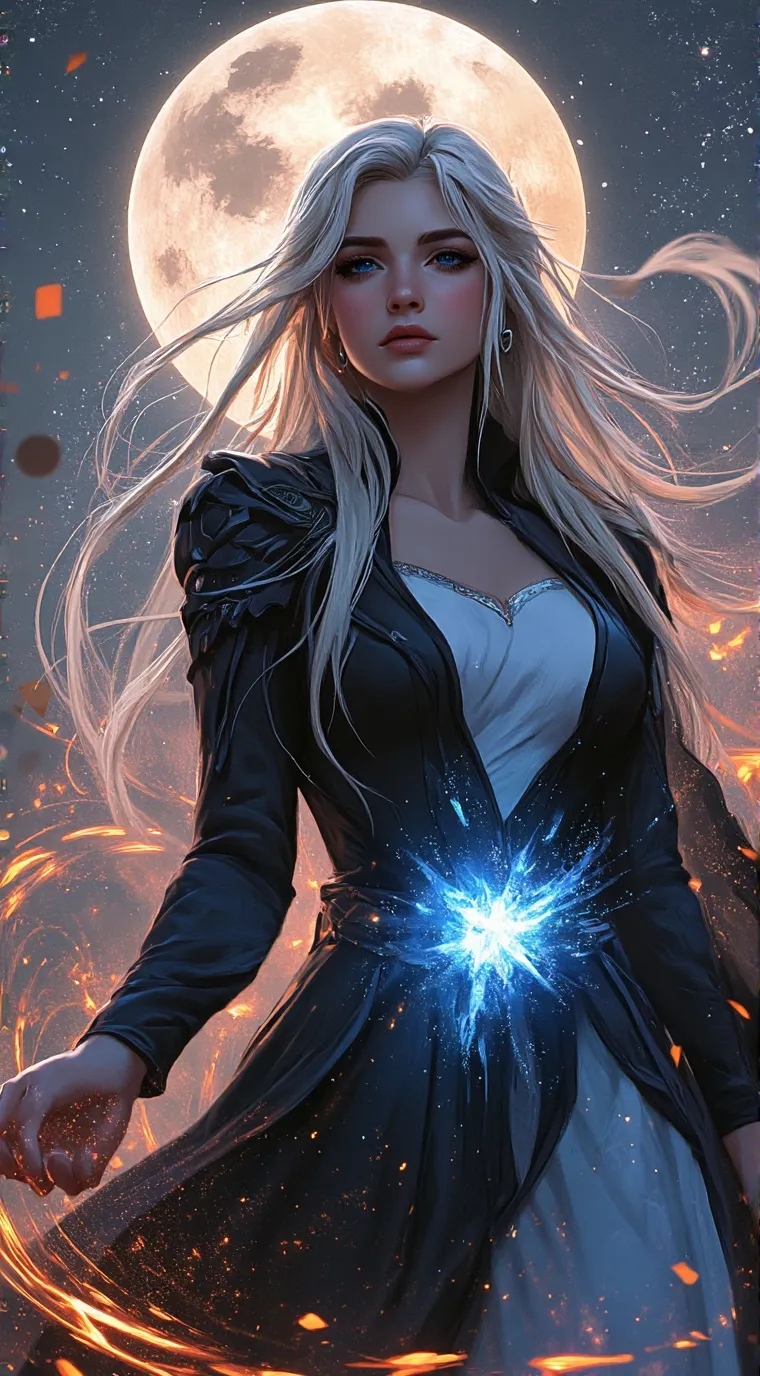 ai character: (Moonlit Plight) background