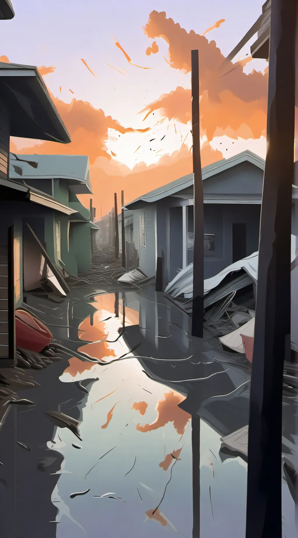 ai character: Mha hurricane? background