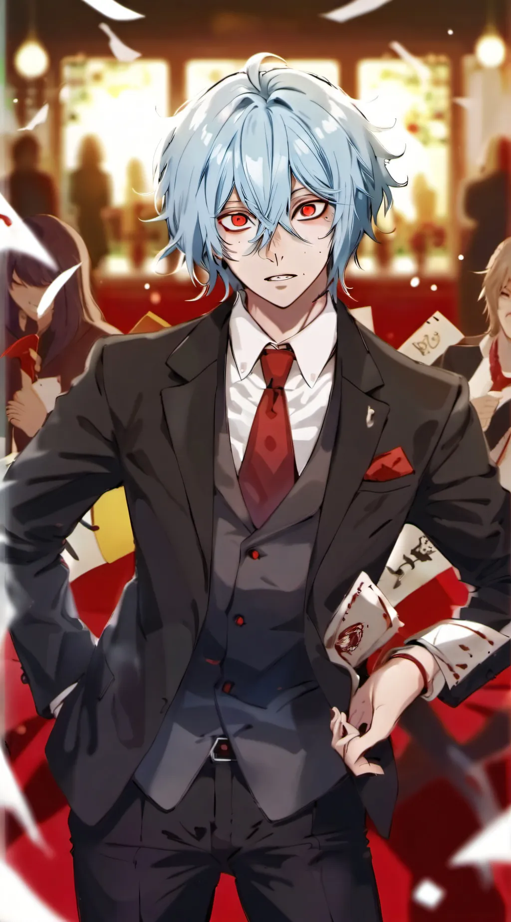 ai character: Shiggys Blind Date background