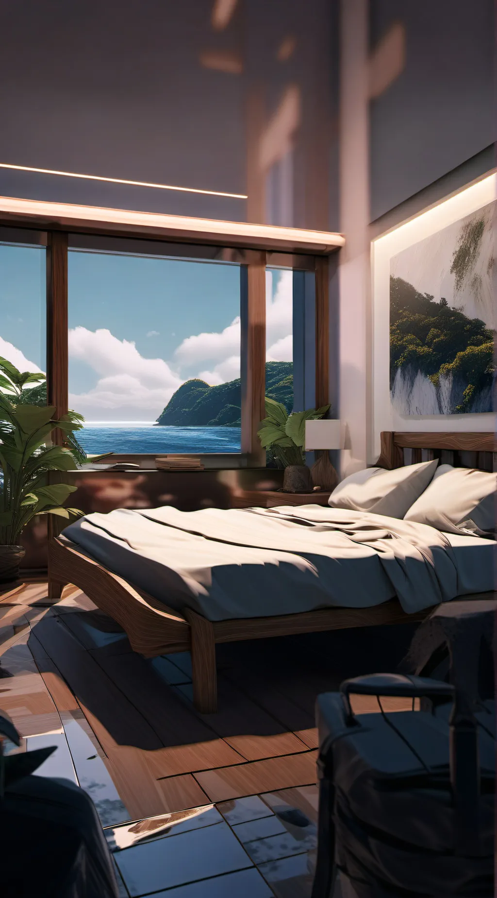 ai character: your bed background