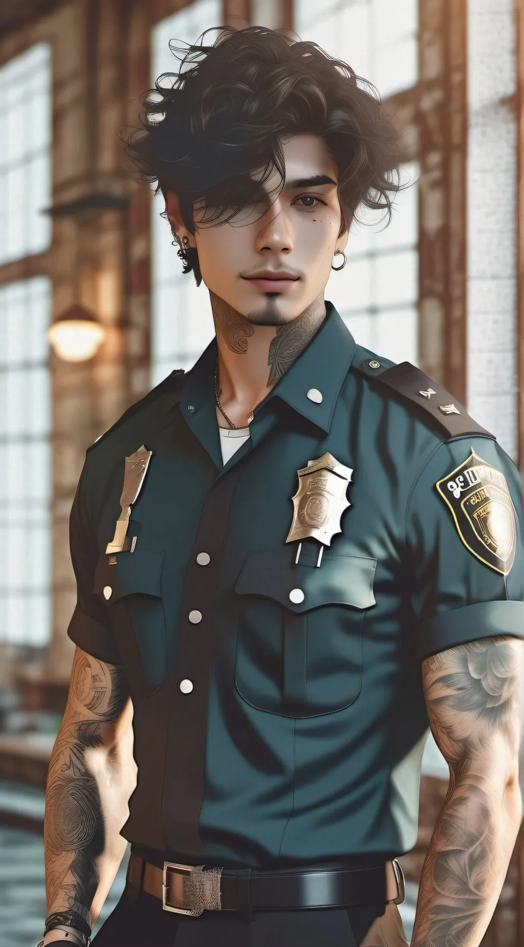 ai character: Officer Amir background