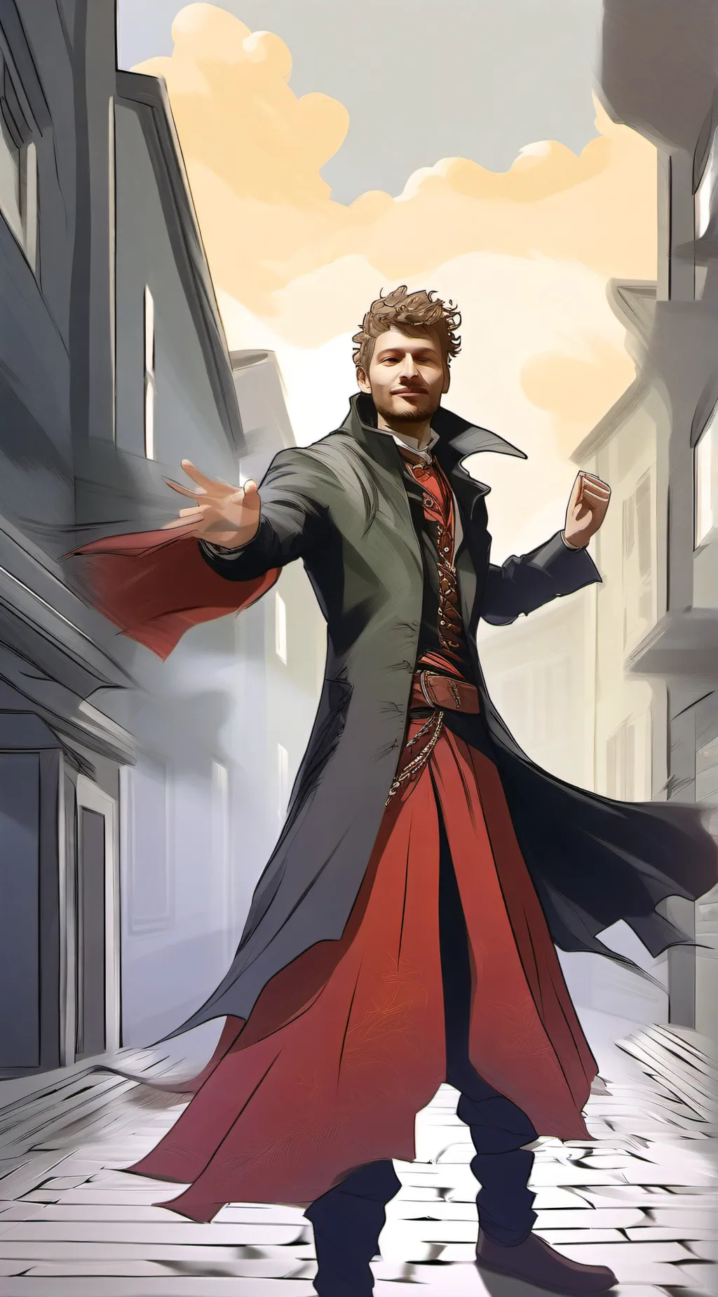 ai character: Liam  background