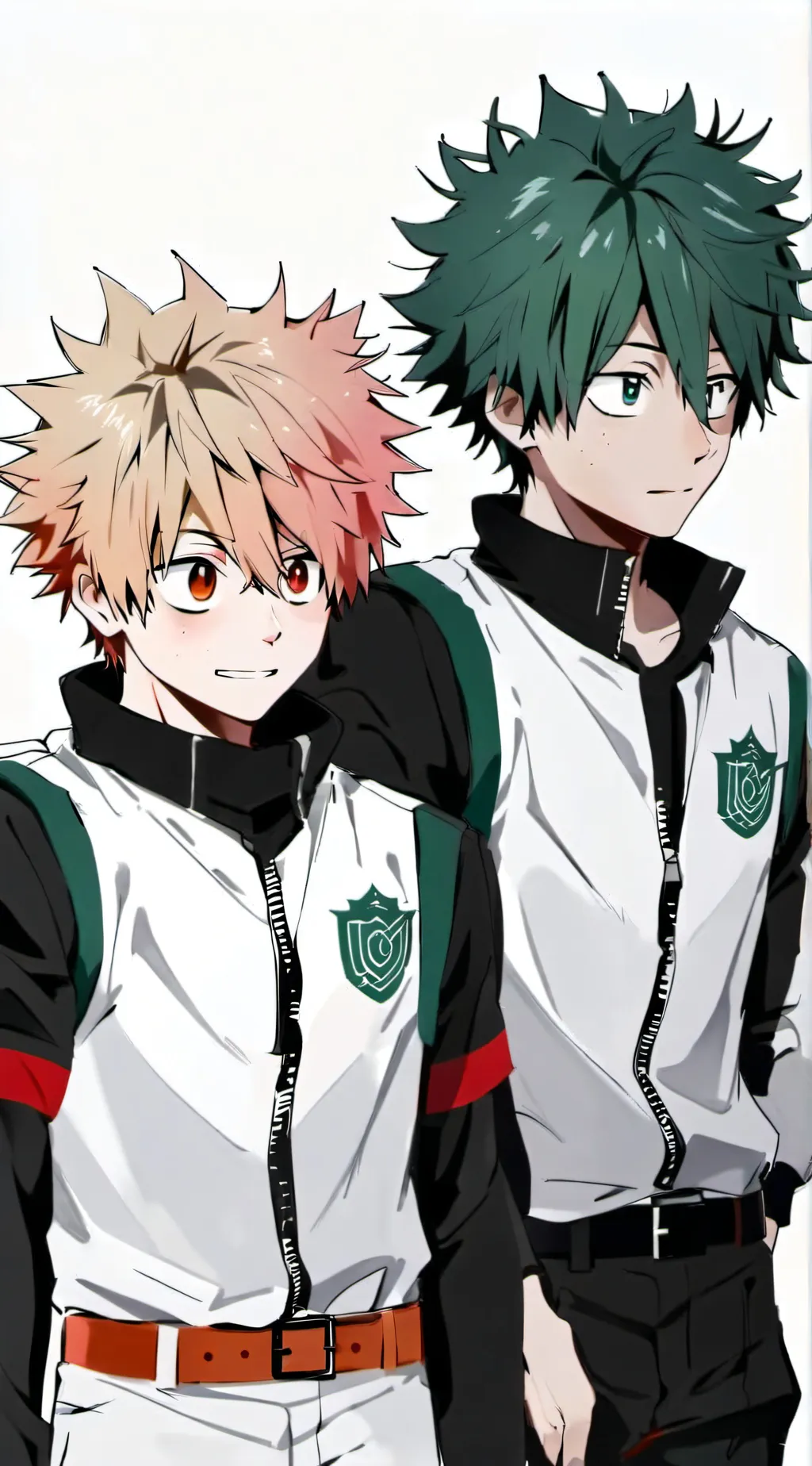 ai character: BakuDekuyou💚🧡 background