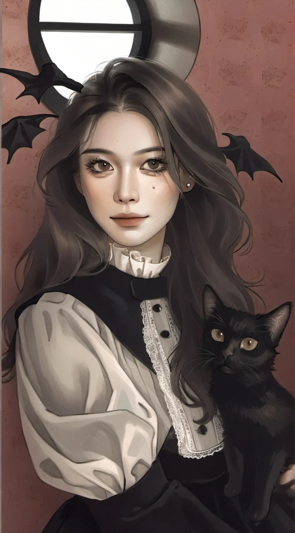 ai character: Baby girl😏 background