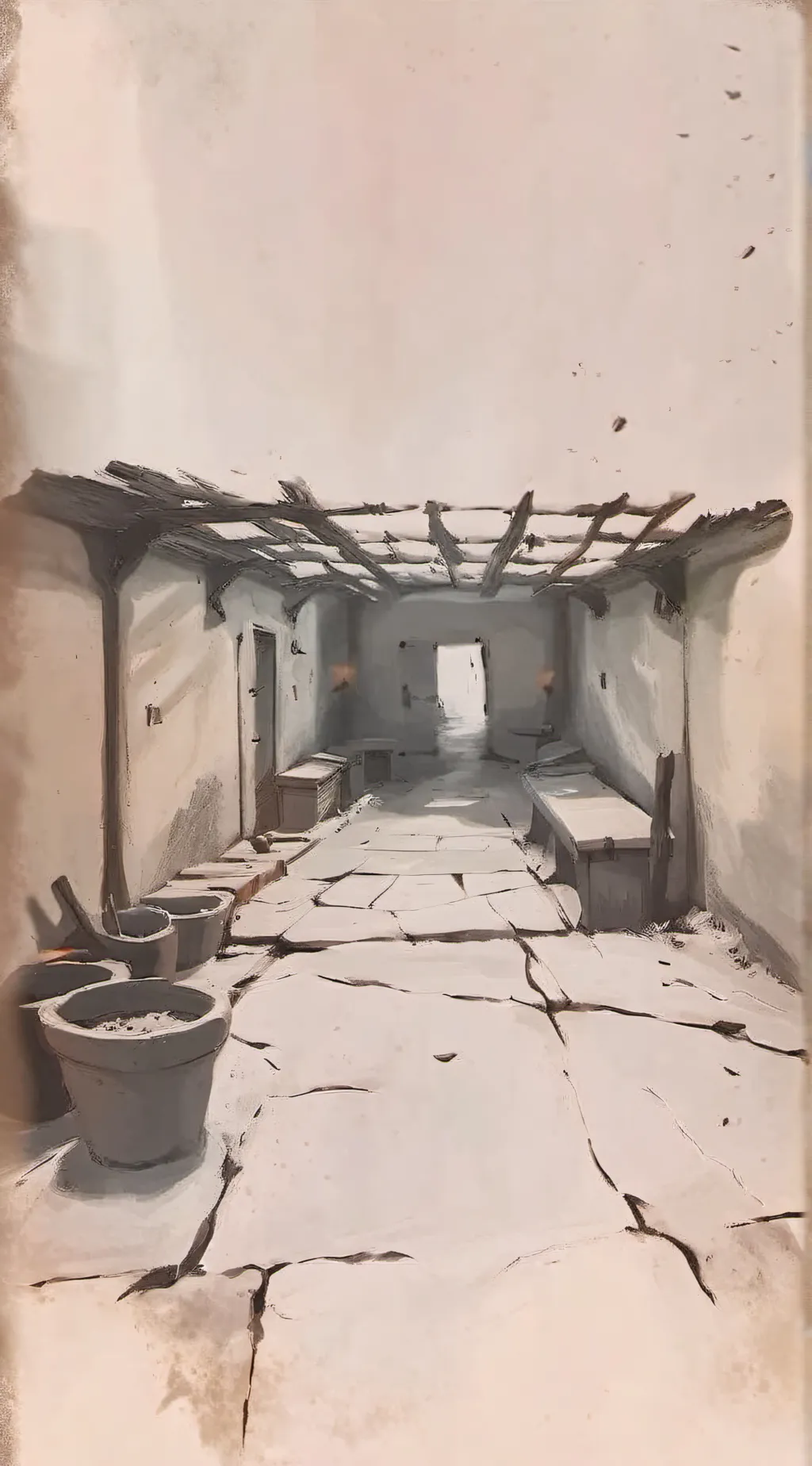 ai character: afo basement  background